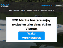 Tablet Screenshot of m2omarine.com
